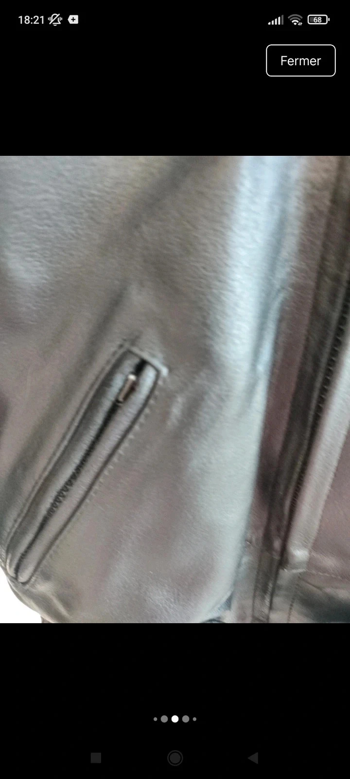 Casaco de moto em couro para homem tamanho 38-40 – photo 6